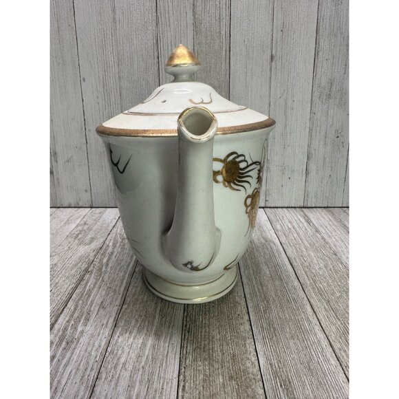 Vintage Hayasi Teapot Gold Dragon Dragonware Painted Porcelain Decorative Japan - Picture 2 of 10